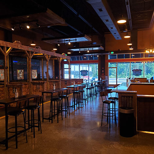 Harford County's axe throwing facility in Aberdeen, MD