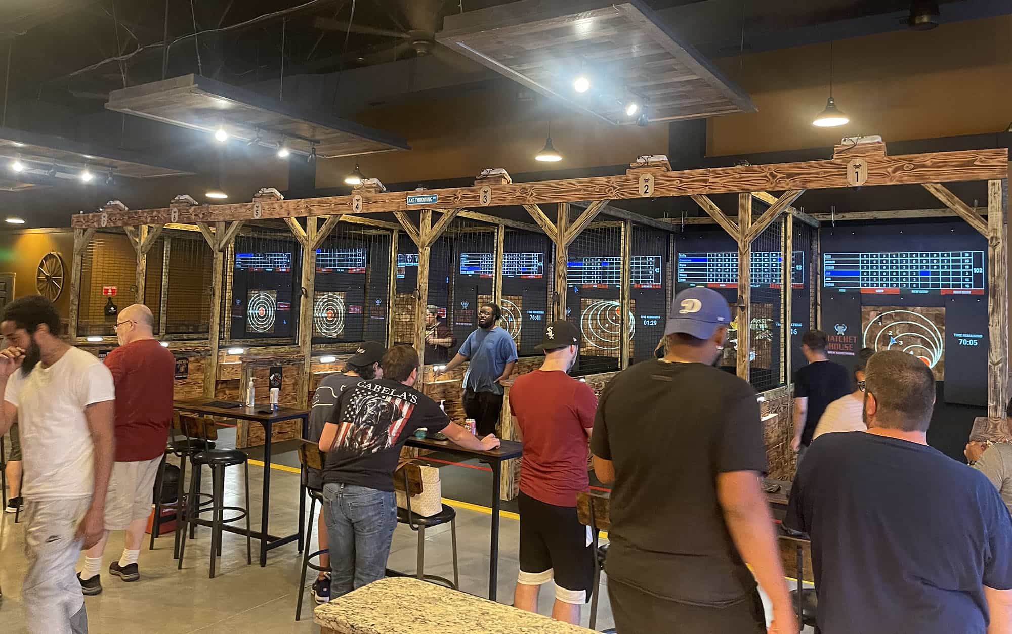 Harford County's axe throwing facility in Aberdeen, MD