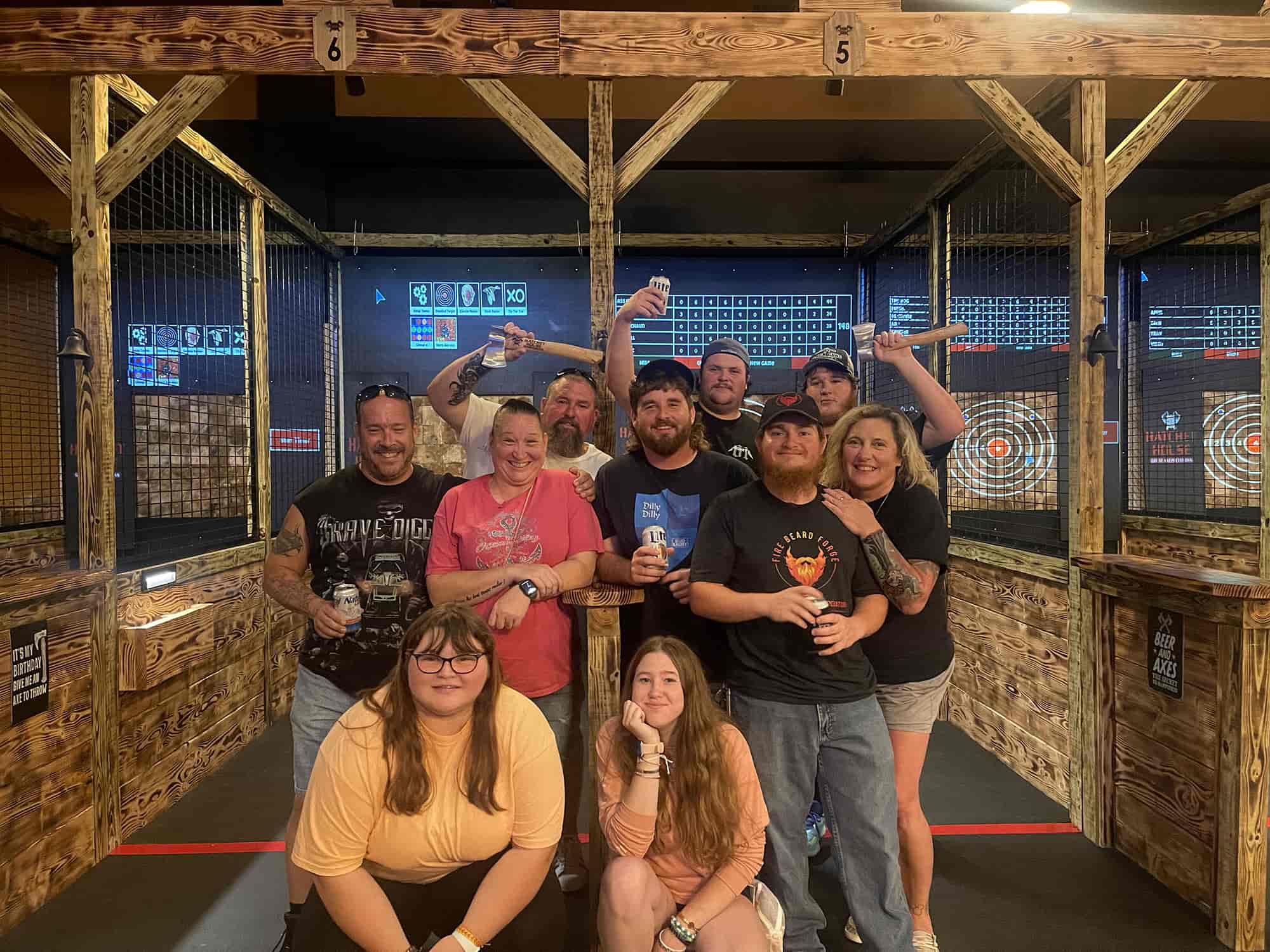 Harford County's axe throwing facility in Aberdeen, MD