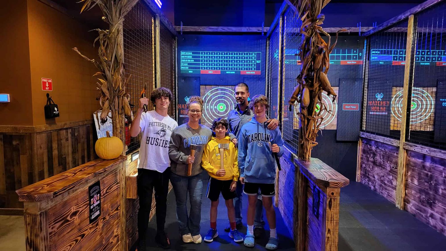 Axe throwing special events near Bel Air, MD Route 22 HH